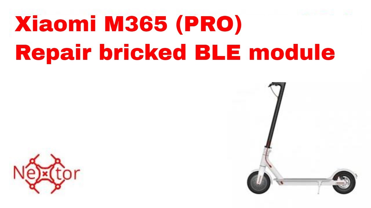 xiaomi m365 pro original firmware