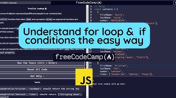 Profile lookup - freeCodeCamp JavaScript, for loop & if condition