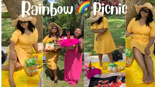 Living in Ibadan #14;VLOG:Rainbow Picnic 🌈🧺\/Color Shopping\/New Rainbow picnic challenge\/Lulushadex