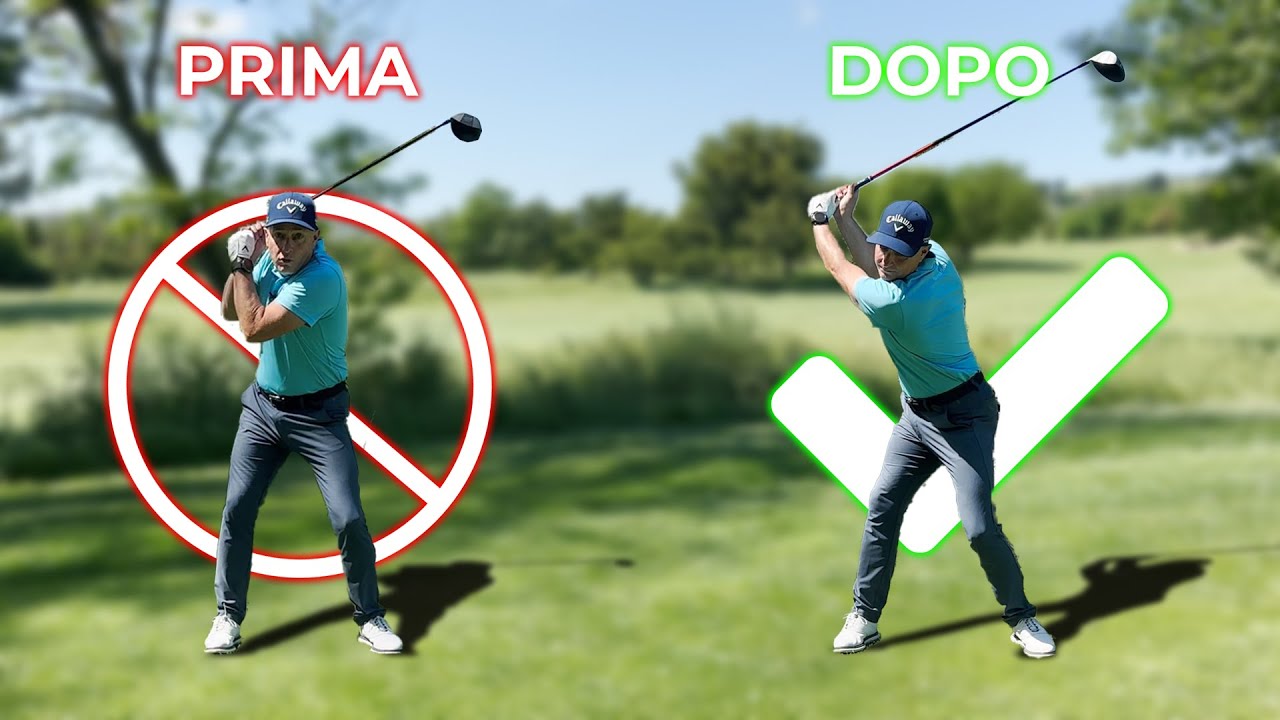 Come muovere BRACCIA e CORPO per il BACKSWING PERFETTO!