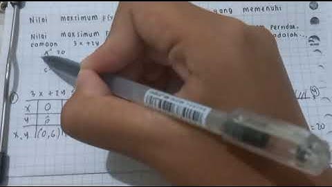 Soal Program Linear mencari DP & Soal Cerita | Izzah XI IPS 2