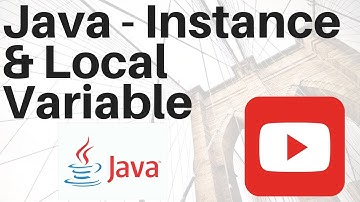 What is the difference between instance variable and local variable.avi