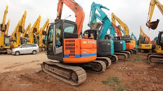 Just holding 500 million VND can buy a whole yard of excavators
