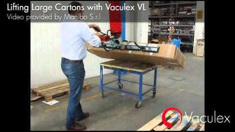 Lifting Large Cartons with Vaculex VL