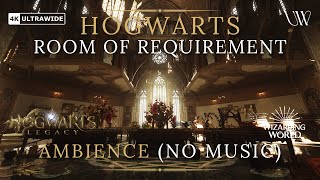 [4K] Room of Requirement Ambience (No Music) | Hogwarts Legacy (21:9 Ultrawide)