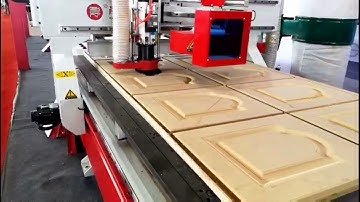 Chencan Cnc router and ATC cnc router making MDF cabinets door