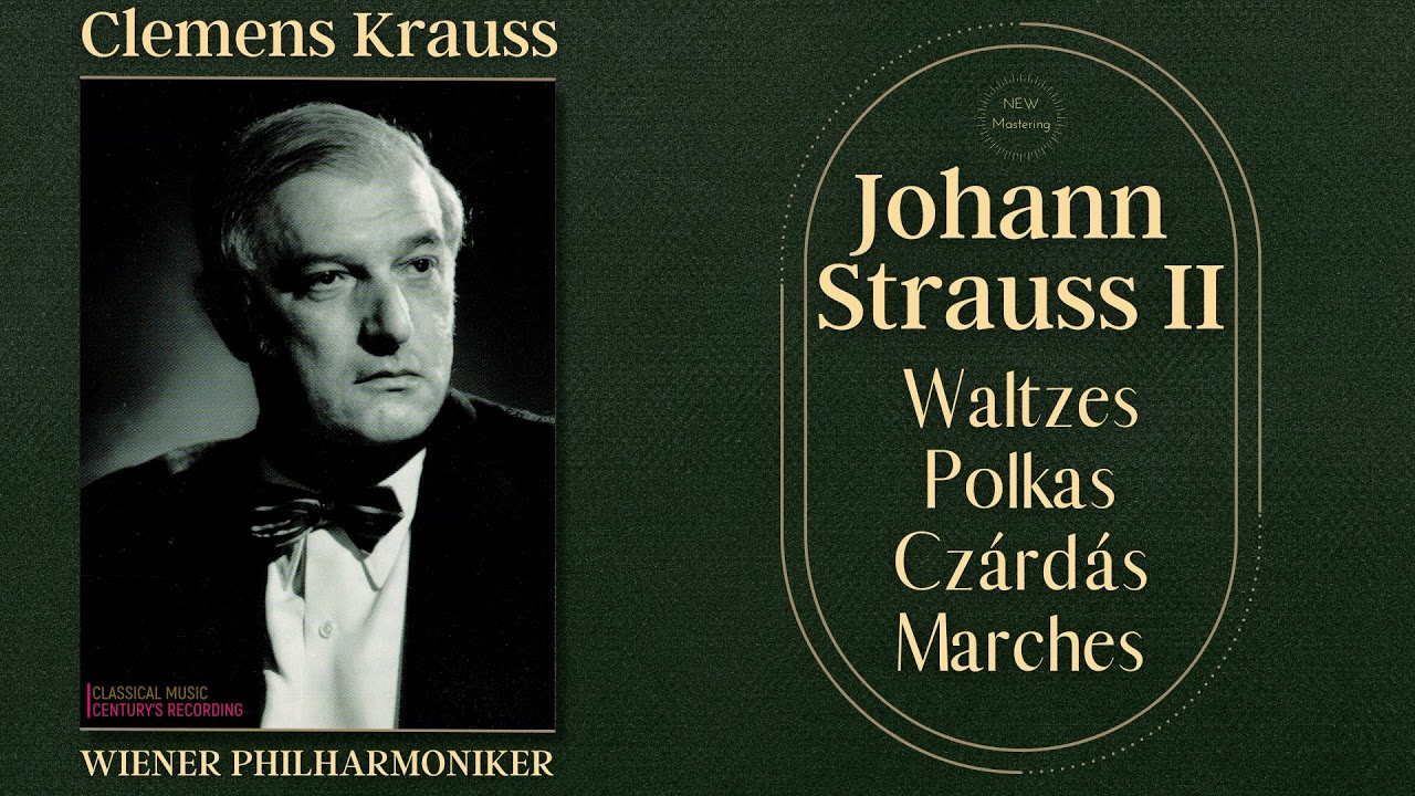 Download Johann Strauss II - Waltzes, Polkas, Czárdás, Marches (C.rc.: Clemens Krauss, Wiener Philharmoniker)
