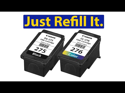 No.1 Detailed Guide to Refill Canon PG-275 CL-276, PG-275XL & CL-276XL