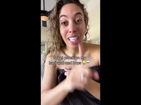 Towel Prank On Husband And Boys Shorts