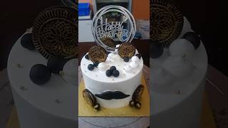 oreo biscuit design birthday cake decoration ideas | oreo biscuit design cake #shorts #viral