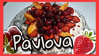 recette pavlova  | طريقة تحضير بافلوفا