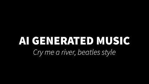 Ai generates a new beatles song (instrumental)