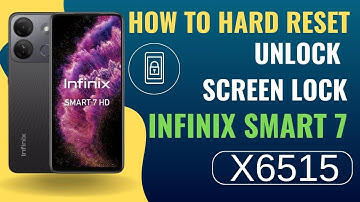 How To Hard Reset Infinix Smart 7 (X6515) | How to Restore | How to wipe| Unlock Screen Lock