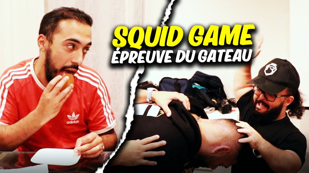 SQUID GAME L'EPREUVE DU GATEAU SI TU PERDS TU PRENS CHERE