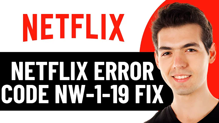 HOW TO FIX NETFLIX ERROR CODE NW-1-19 (EASY FIX 2025)