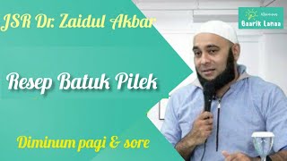 JSR Resep Obat Batuk Pilek dari Dr. Zaidul Akbar