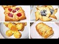 冷凍パイ生地を使った簡単スイーツ4種類Puff Pastry 4 Ways