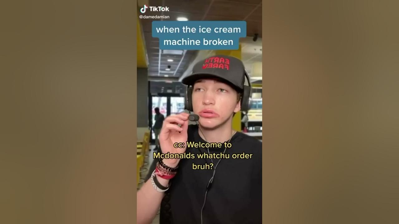 When the mcdonalds ice cream machine broken song damedamian YouTube