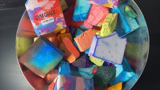 DYED GYM CHALK CRUSH | SATISFYING ASMR 