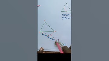 example 4.11 construction of similar triangle எடுத்துக் காட்டு 4.11வடிவொத்த முக்கோணங்கள்