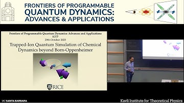 Trapped-Ion quantum simulation of chemical dynamics beyond Born-Oppenheimer | Guido Pagano (Rice)