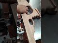 Sanding shaped wood using special finishing tools #shorts #woodworking #finishing