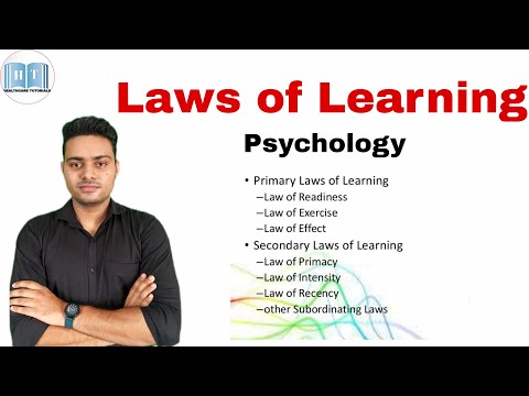 Laws Of Learning In Hindi || Thorndike Laws Of Learning || 9 Laws Of Learning In Hindi