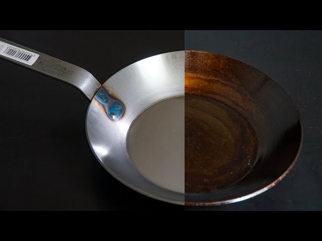 How I Season My Black Carbon or Carbon Steel Pans - The Goal is Non-Stick!  