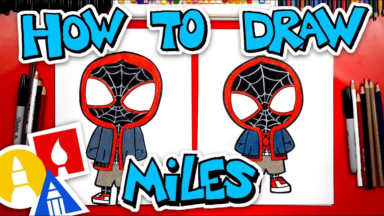 How To Draw Miles Morales | YouTube Studio Sketch Tutorial - YouTube