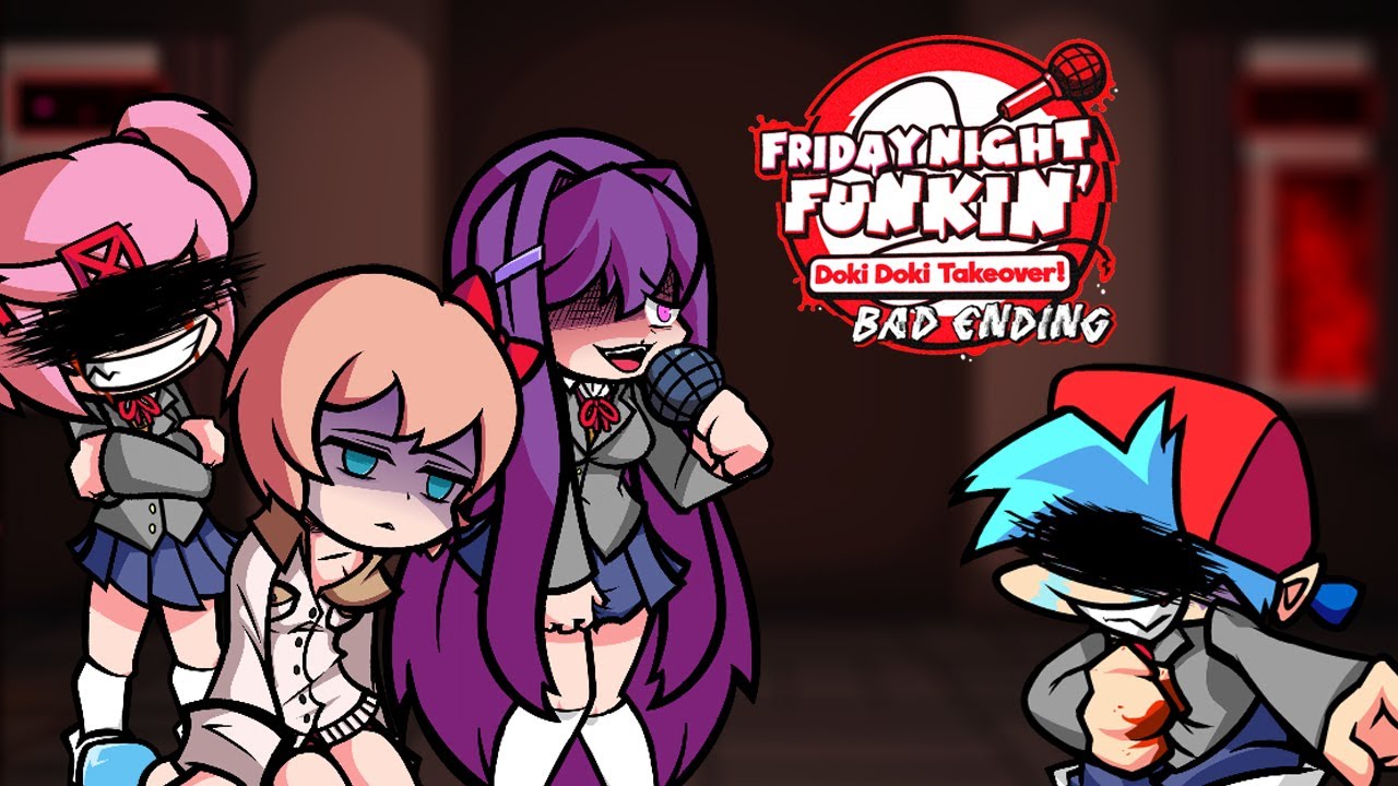 Friday Night Funkin' Vs FNF DDTO Doki Ending (FNF/Mod/Hard) 