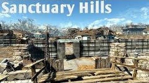 Fallout 4 -Sanctuary hills gets attacked by ghouls!