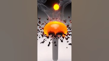 Can 1000°C Hot Ball pass through all these: things #satisfying #asmr #experiment
