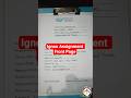 Ignou Assignment Front Page 2025 #shortsvideo