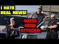 Fat nerd attacks me in front of a cop for reporting real news 1st amendment audit waterloo pd ia