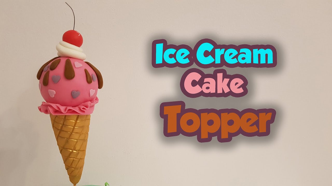 How to make Fondant Ice Cream YouTube