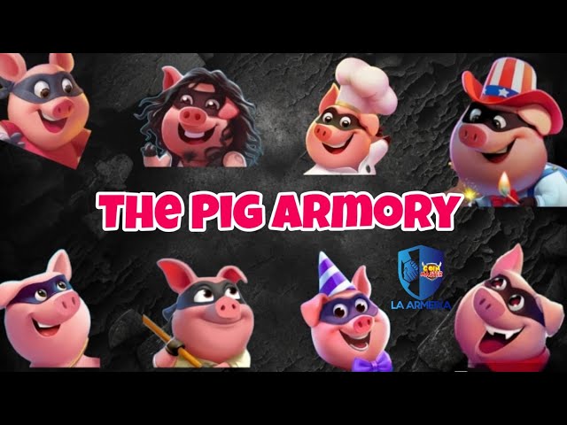 THE PIG ARMORY SEQUENCE FOR COIN MASTER (Raid madness - 5 points event) 