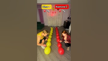 🅰️💥🎈 OBSTACLE COURSE WITH BALLOONS #shorts #foryou #challenge #obstacles #balloons