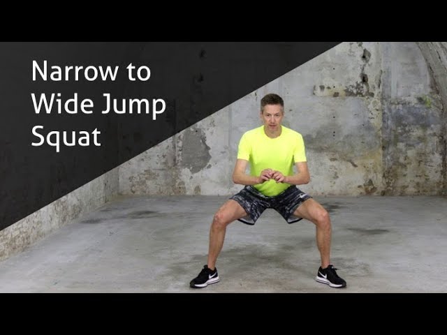 Narrow To Wide Jump Squat - hoe voer ik deze oefening goed uit?