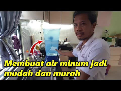 Membuat air minum tanpa dimasak, tanpa listrik, bersih, dan sehat