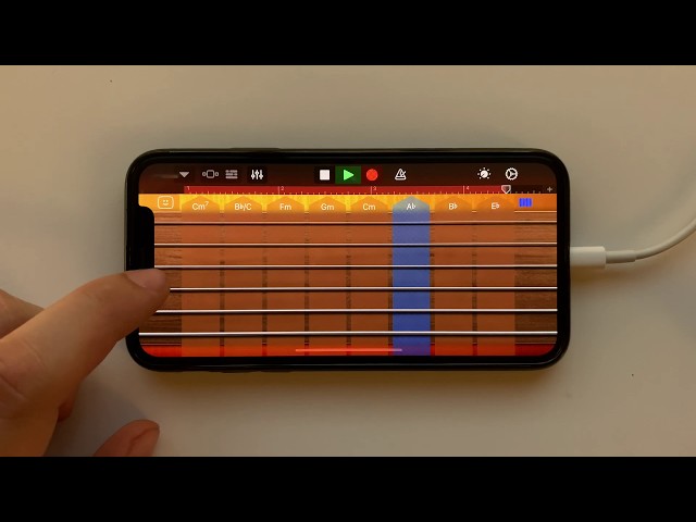 Survivor - Eye Of The Tiger on iPhone (GarageBand) class=