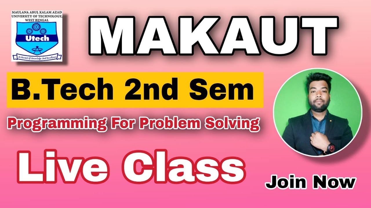 programming for problem solving makaut