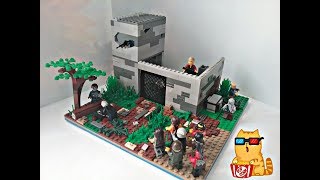 Лего самоделка #90 на тему Зомби Апокалипсис (База)