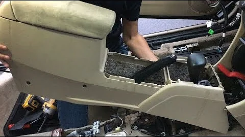 How To Remove Center Console Honda Accord In Order To Replace Gear Box Shifter or Hand Brake Lever