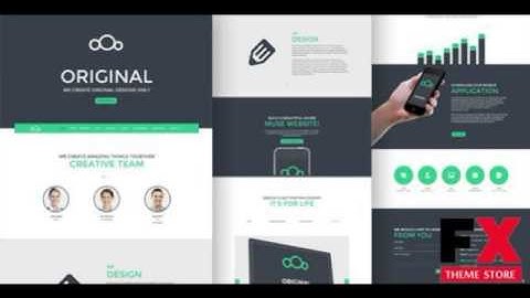 Preview Original One Page Multi-Purpose Muse Template TFores