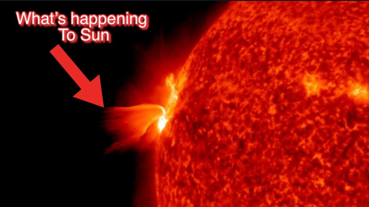 Huge explosion on sun unleashes major solar flare on Easter - YouTube