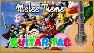 【Super Smash Bros. Melee】Menu Theme ~ Fingerstyle Guitar w/ Tab