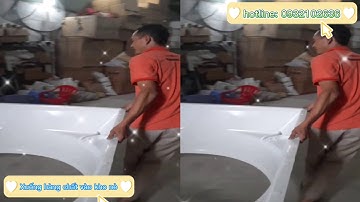 Quy trình nhập kho và lắp đặt quạt hút công nghiệp Composite