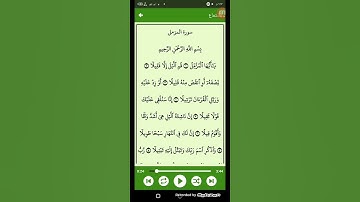 #قرآن كريم - سوره المزمل ( الشيخ ياسر الدوسري ) من الايه 1 إلى الايه 8 ( 73 )