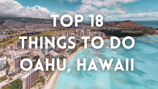 Top 18 Things To Do Oahu, Hawaii 4K