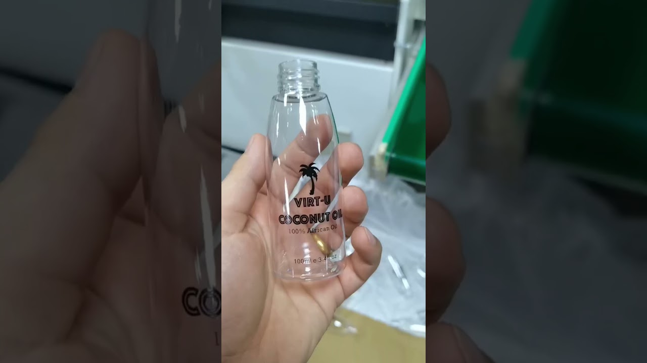 Virt-U Coconut Oil Bottle Printing